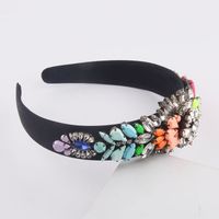 Fashion Baroque Diamonds Colorful Headband main image 4