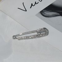 Diamond-encrusted Paper Clip Fixed Clothes Brooch Buckle Corsage Accessories main image 5