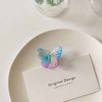 Fashion Colorful Butterfly Hairpin Wholesale sku image 3