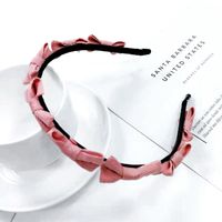 Retro Cute Candy Color Bow Headband sku image 1