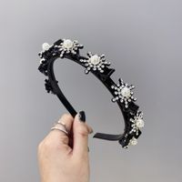 Mehrschichtiges Stirnband Aus Perlen-strasslegierung Aus Schmetterling sku image 7