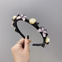 Mehrschichtiges Stirnband Aus Perlen-strasslegierung Aus Schmetterling sku image 10