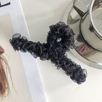 Korean Lace Candy Color Large Hair Clip sku image 3
