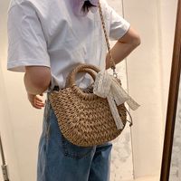 New Simple Fashion Woven Handbag main image 3