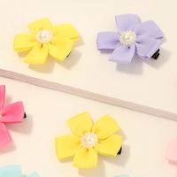 Korean Children's Cute Flowers Hair Clip Set main image 4