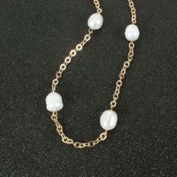 Collier De Perles Simple De Forme Spéciale main image 4