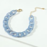 Fashion Solid Color Resin Bracelet main image 2