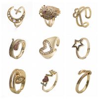 Fashion Micro-inlaid Zircon Ring Wholesale main image 5