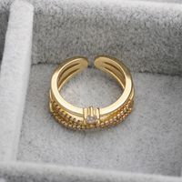 Fashion Geometric Open Copper Ring Wholesale main image 4