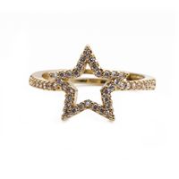 Fashion Zircon Star Ring Wholesale main image 6