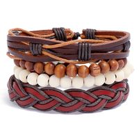 Simple Woven Leather Bracelet main image 2