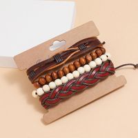 Simple Woven Leather Bracelet main image 3