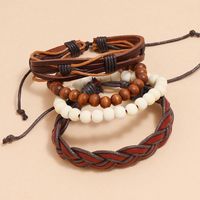 Simple Woven Leather Bracelet main image 4