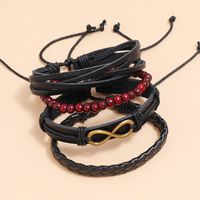 Retro Woven Leather Bracelet Set main image 5