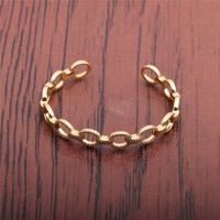 Simple Copper Micro-inlaid Zircon Opening Adjustable Bracelet main image 4