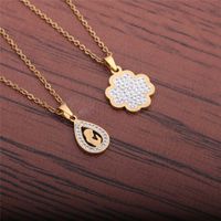 Fashion Geometric Pendant Stainless Steel Necklace main image 3