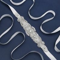 Ceinture De Perles De Riz Strass Perle Simple main image 2