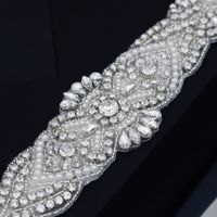 Ceinture De Perles De Riz Strass Perle Simple main image 5