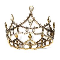 Baroque Retro Alloy Diamond Crown main image 2
