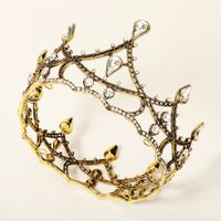 Baroque Retro Alloy Diamond Crown main image 3