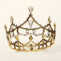 Baroque Retro Alloy Diamond Crown main image 4