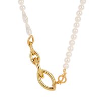 Collier De Perles Simple Blanc Pur sku image 1