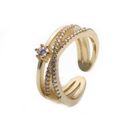 Fashion Geometric Open Copper Ring Wholesale sku image 1