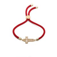 Fashion Micro-inlaid Zircon Cross Bracelet sku image 5