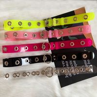 Fashion Transparent Hole Eyelet Belt main image 1