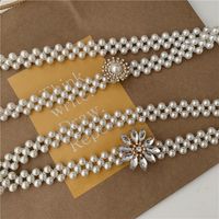 Fashion Simple Pearl Waist Chain Belt main image 6