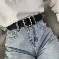 Nuevos Cinturones Cuadrados De Moda Coreana main image 1