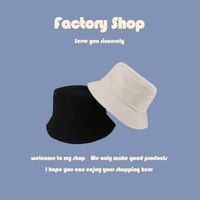 Children's Cotton Solid Color Fisherman Hat Wholesale main image 5