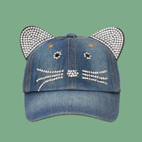 Korean Children's Cat Cowboy Sunscreen Cap Wholesale main image 2