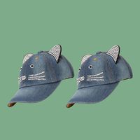 Korean Children's Cat Cowboy Sunscreen Cap Wholesale main image 3