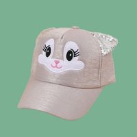 Korean Children's Sequined Bunny Cap sku image 5