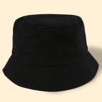 Chapeau De Pêcheur De Couleur Unie En Coton Pour Enfants En Gros sku image 3