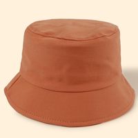 Children's Cotton Solid Color Fisherman Hat Wholesale sku image 4