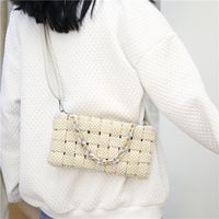 Fashion Metal Chain Woven Small Bag main image 6