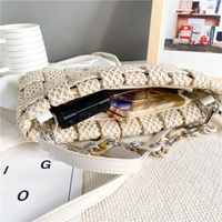 Fashion Metal Chain Woven Small Bag main image 4