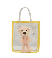 Children's Pvc Transparent Bear Bag Portable Bag main image 6