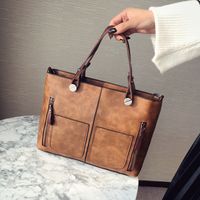 Large Pu Leather Streetwear Tote Bag Handbag main image 1