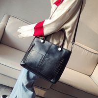 Large Pu Leather Streetwear Tote Bag Handbag main image 4