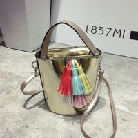 Fashion Tassel Shoulder Messenger Portable Bag main image 2