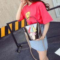 Fashion Tassel Shoulder Messenger Portable Bag main image 4