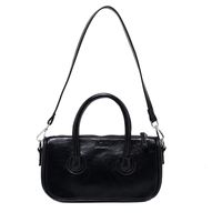 New Fashion Oil Wax Leather Shoulder Bag sku image 3