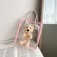 Children's Pvc Transparent Bear Bag Portable Bag sku image 5
