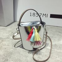 Fashion Tassel Shoulder Messenger Portable Bag sku image 2