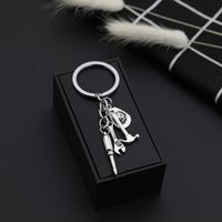 Simple Saw Tool Set Alloy Keychain Wholesale main image 4