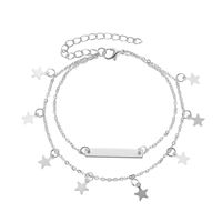 Simple Double-layer Five-pointed Star Anklet Wholesale main image 6