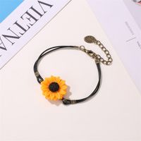 Cute Sunflower Alloy Bracelet Wholesale main image 4